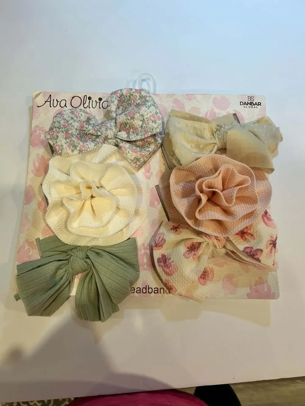 Ava Olivia Danbar Global Baby Girl Headbands 6-Pack Set